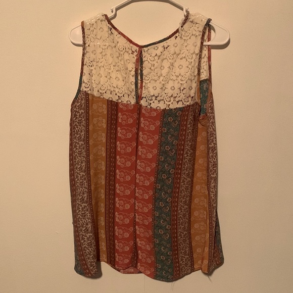 Cherry Top sleeveless Boho Top - Picture 2 of 7